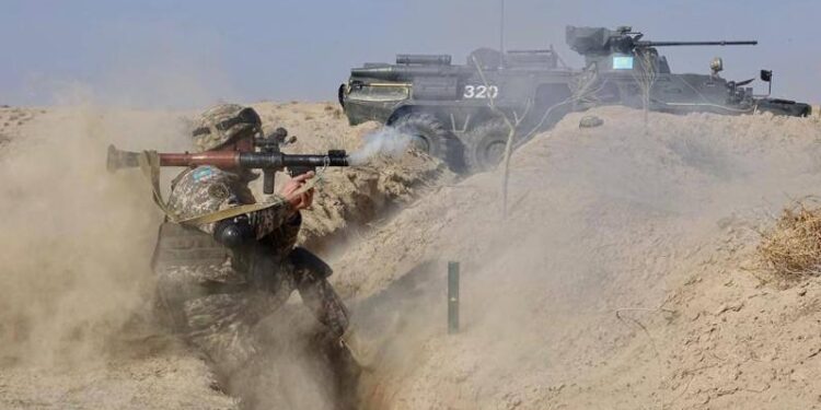 Қазақстан мен Өзбекстан бірлескен әскери оқу-жаттығу өткізді