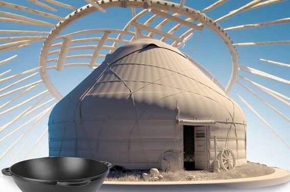 Ағашты киіз үйді темір алмастырды