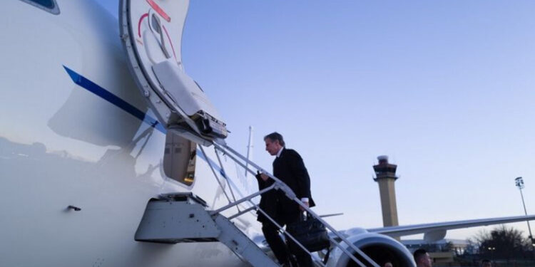 АҚШ-тың мемлекеттік хатшысы Энтони Блинкен Қазақстанға келді