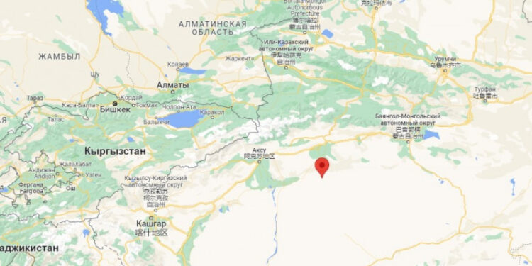 Қытайда жер сілкінісі орын алды