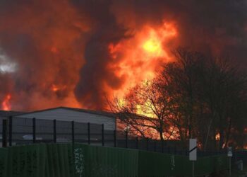 Гамбургте өртке байланысты төтенше жағдай жарияланды