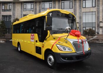 Қызылордалық оқушылар мектепке арнайы автобуспен қатынайды