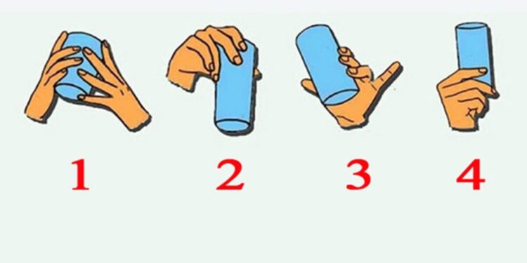 Психологиялық тест: сіз стақанды қалай ұстайсыз?