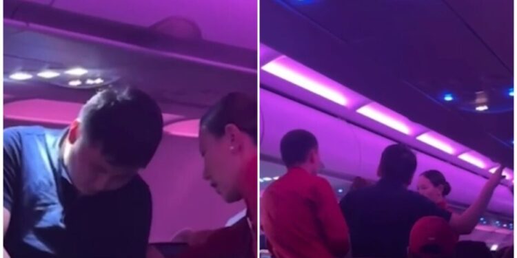 Маңғыстаулық дәрігер ұшақта адам өмірін сақтап қалды (ВИДЕО)