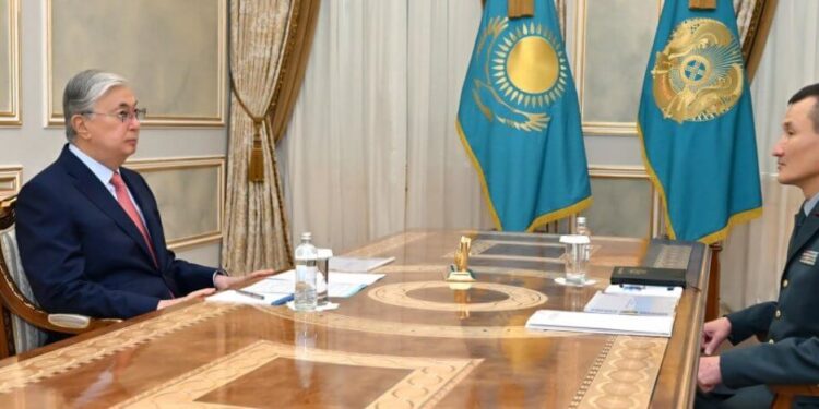 Президент төтенше жағдайлар министрін қабылдады