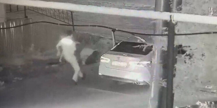 Хромтау тұрғыны өтіп бара жатқан адамға оқ атқан (ВИДЕО)