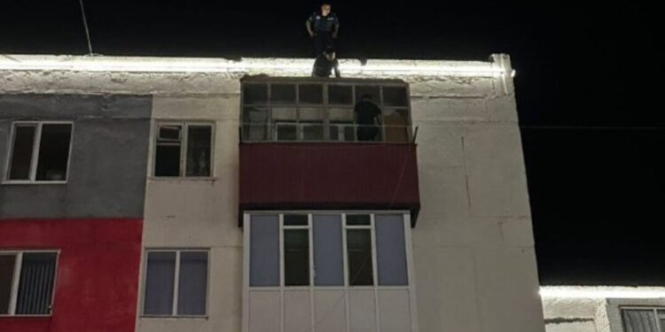 Хромтауда әйел 5-қабаттан секірмек болды