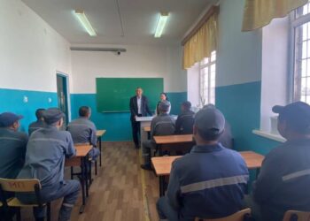 Қызылордада сотталған азаматтар кешкі мектепте білім алуда