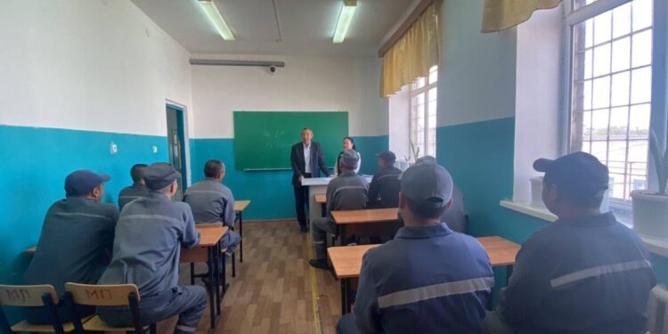 Қызылордада сотталған азаматтар кешкі мектепте білім алуда