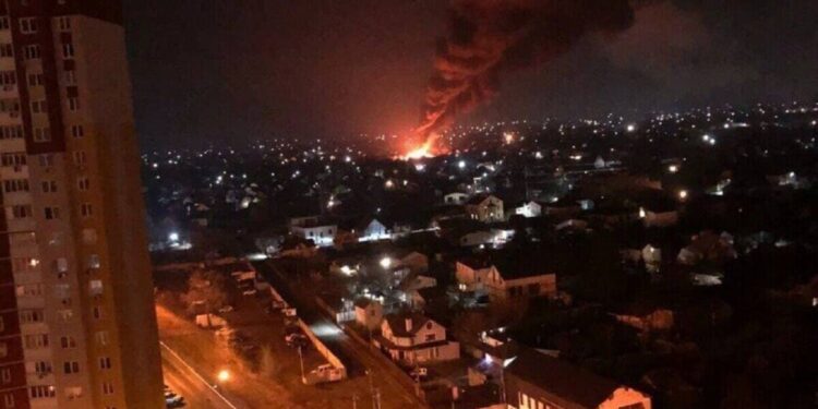 Ресей Киевті атқылады