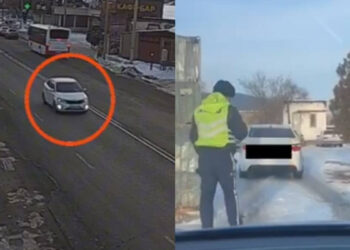 Жамбылдық полицейлер 111 рет жол ережесін бұзған жүргізушіні ұстады