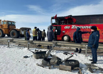 Жамбыл облысында 26 көліктің қатысуымен ірі жол апаты болды