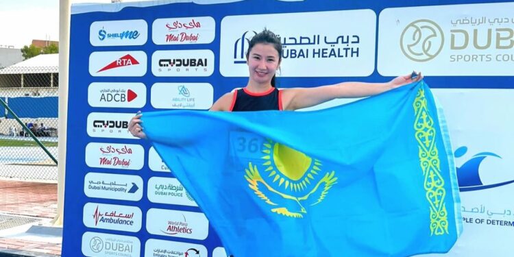 ПАРАЛИМПИАДАШЫ АЙСҰЛУ СҮЛЕЙМЕНОВА ДУБАЙДА ӨТКЕН ЖАРЫСТА ЖҮЛДЕЛІ ОРЫНҒА ИЕ БОЛДЫ