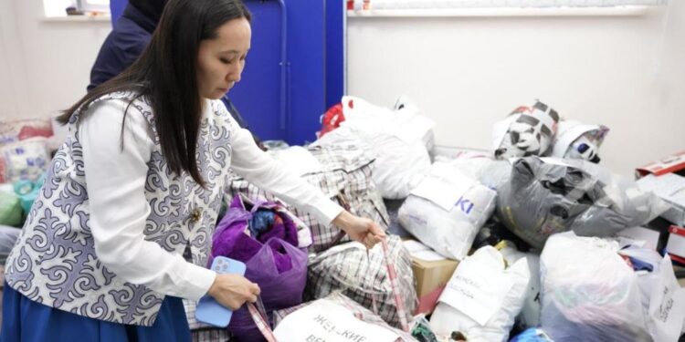 Су тасқынынан зардап шеккен өңірлерге Астана еріктілері 30 тоннаға жуық гуманитарлық көмек жіберді