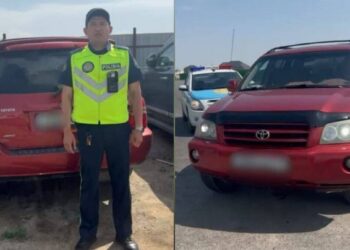 Түркістан облысында 90 млн теңге берешегі бар жүргізуші ұсталды