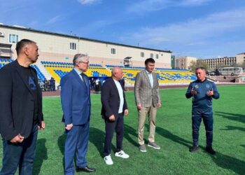 Ұлытау облысында стадиондардың алаңдары жаңарады