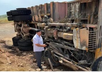 «Түркістан облысында жүк көлігінің жүргізушісі тірідей жанып кетті»: туыстары жанайқайын айтты