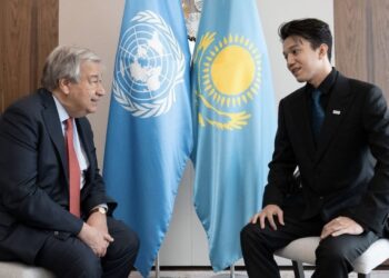 БҰҰ Бас хатшысы Димаш Құдайбергенмен кездесті