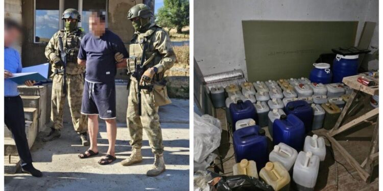 Синтетикалық есірткі дайындайтын зертхана ұйымдастырған