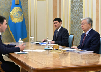 Мемлекет басшысы Стратегиялық жоспарлау және реформалар агенттігінің төрағасы Жандос Шаймардановты қабылдады
