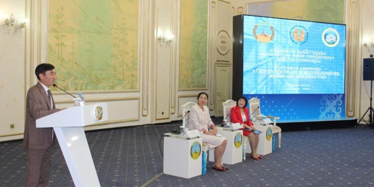Павлодарда «Архивтік құжаттарды насихаттау және пайдалану» тақырыбында өңірлік семинар өтті