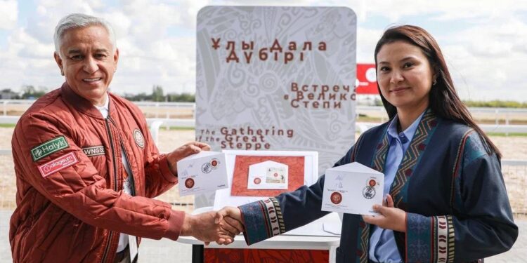 Астанада 5-ші Дүниежүзілік көшпенділер ойындарына арналған мерейтойлық пошта маркасы салтанатты түрде таныстырылды