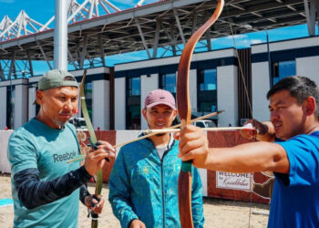 Cайыс өтетін алаңда жаттығу біз үшін жақсы мүмкіндік