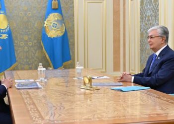 Мемлекет басшысы Ақмола облысының әкімі Марат Ахметжановты қабылдады