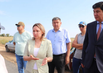 Депутаттар жүргізіліп жатқан жұмыстардың сапасын тексерді.