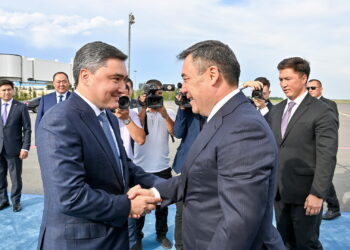 Қырғызстан Президенті Садыр Жапаров Астанаға келді