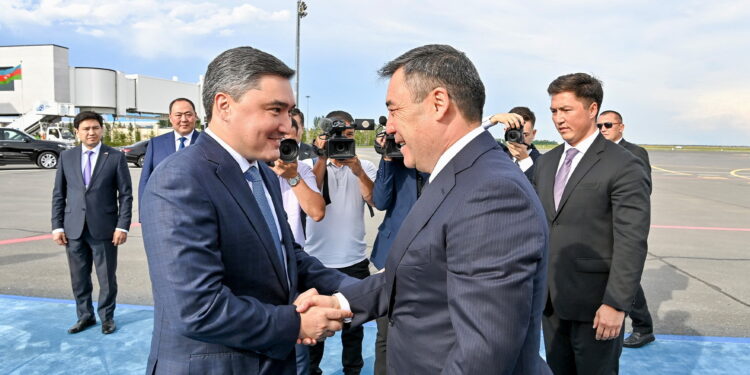 Қырғызстан Президенті Садыр Жапаров Астанаға келді