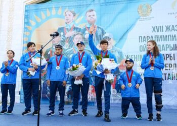 «Жеңісті Қазақстанға арнаймын»: Астанада Паралимпиада жүлдегерлерін қалай қарсы алды