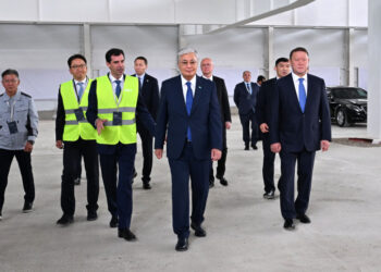Президент KIA автомобиль зауытының құрылысымен танысты