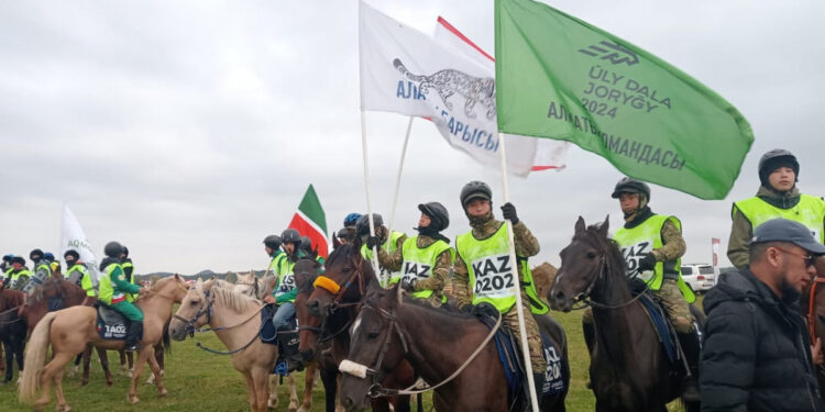 “Ұлы дала жорығы” халықаралық марафон-бәйгесінің үшінші күні басталды