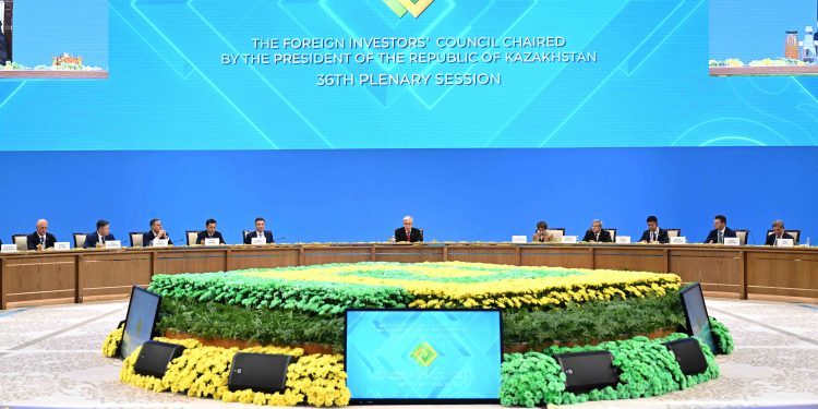 Мемлекет басшысы Шетелдік инвесторлар кеңесінің 36-шы пленарлық отырысын өткізді