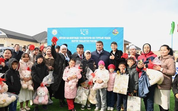 ҚАЗАЛЫ АУДАНЫНДА 120 ОТБАСЫ БАСПАНАЛЫ БОЛДЫ