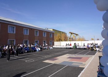 Жаңа спорт алаңы пайдалануға берілді