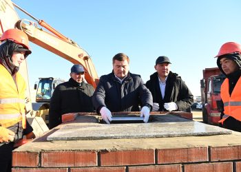 ҚЫЗЫЛОРДАДА КІРПІШ ЗАУЫТЫНЫҢ ҚҰРЫЛЫСЫ БАСТАЛДЫ