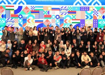 Қазақстандық еріктілер Ташкенттегі халықаралық форумға қатысып жатыр