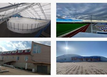 Жаңа спорт нысандарының құрылысы жүргізілуде