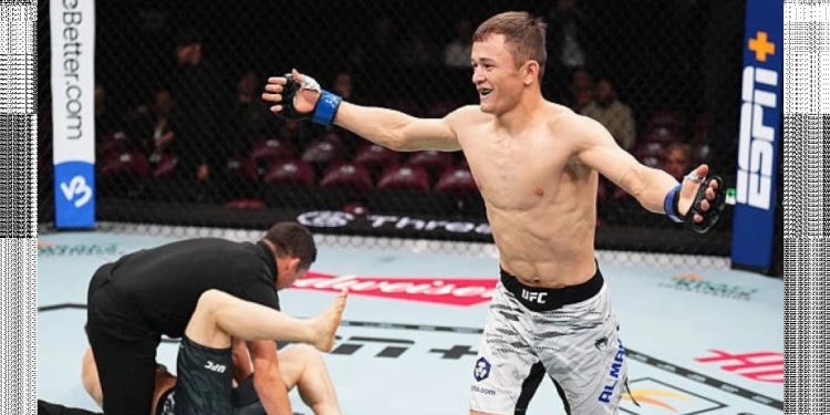 Бекзат Алмахан канадалық Брэд Катонаны нокаутқа түсіріп, жеңіске жетті