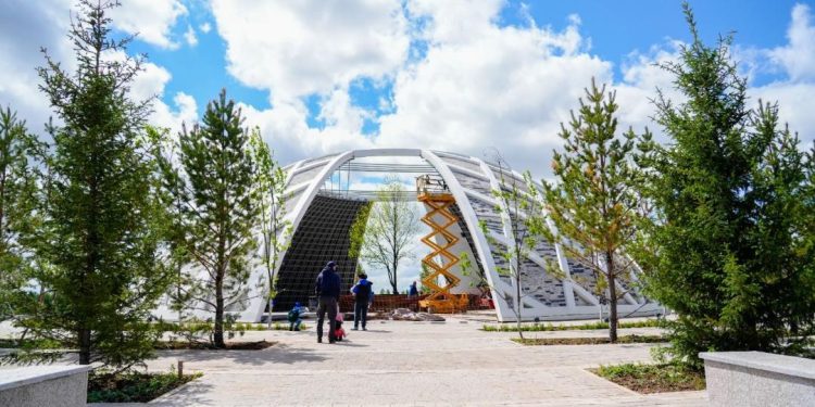 Елорданы абаттандыру жұмысы жалғасып жатыр