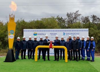 Глава государства в режиме телемоста принял участие в церемонии запуска подачи природного газа в город Косшы