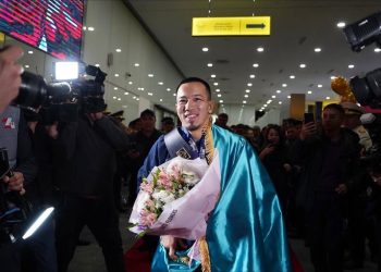 Айдос Сұлтанғали мен Ұлттық құрама спортшылары, бапкерлері туған еліне оралды