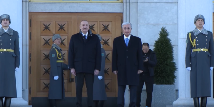 Әзербайжан Президенті Ильхам Әлиев Қазақстанға мемлекеттік сапармен келді