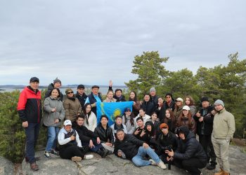 Зерендіде БАҚ фототілшілері ЕҰУ студенттеріне арналған шеберлік сабағын өткізді