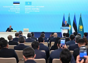 Қасым-Жомарт Тоқаев пен Алар Карис Қазақстан-Эстония бизнес форумында сөз сөйледі