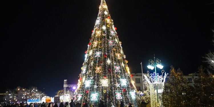 ҚЫЗЫЛОРДАДА ЖАҢАЖЫЛДЫҚ ШЫРША ШАМЫ ЖАҒЫЛДЫ