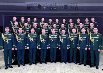 Ұлттық ұлан әскери қызметшісі әнімен әлеуметтік желіні тәнті етті