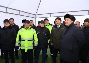 АЙМАҚ БАСШЫСЫ «ШИЕЛІ-ТАЙҚОҢЫР» АВТОКӨЛІК ЖОЛЫН ЖӨНДЕУ ЖҰМЫСТАРЫМЕН ТАНЫСТЫ